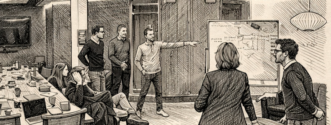 Cross-disciplinary workshop used to frame the Origin platform problem space and map early system concepts