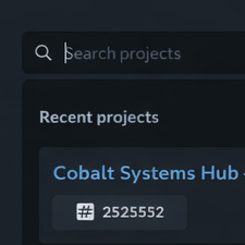 Thumbnail of the Origin project finder search interface